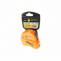 Рулетка ER-61519 5м 19мм ORANGE пластик. корпус с одним фиксатором клипса с держателем ЭВРИКА/1/12/7